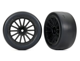T&W MULT SPKE REAR BLK CRM SLK, 9375