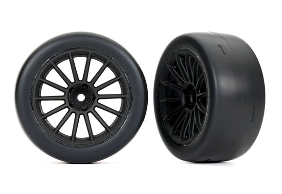 T&W MULT SPKE REAR BLK CRM SLK, 9375