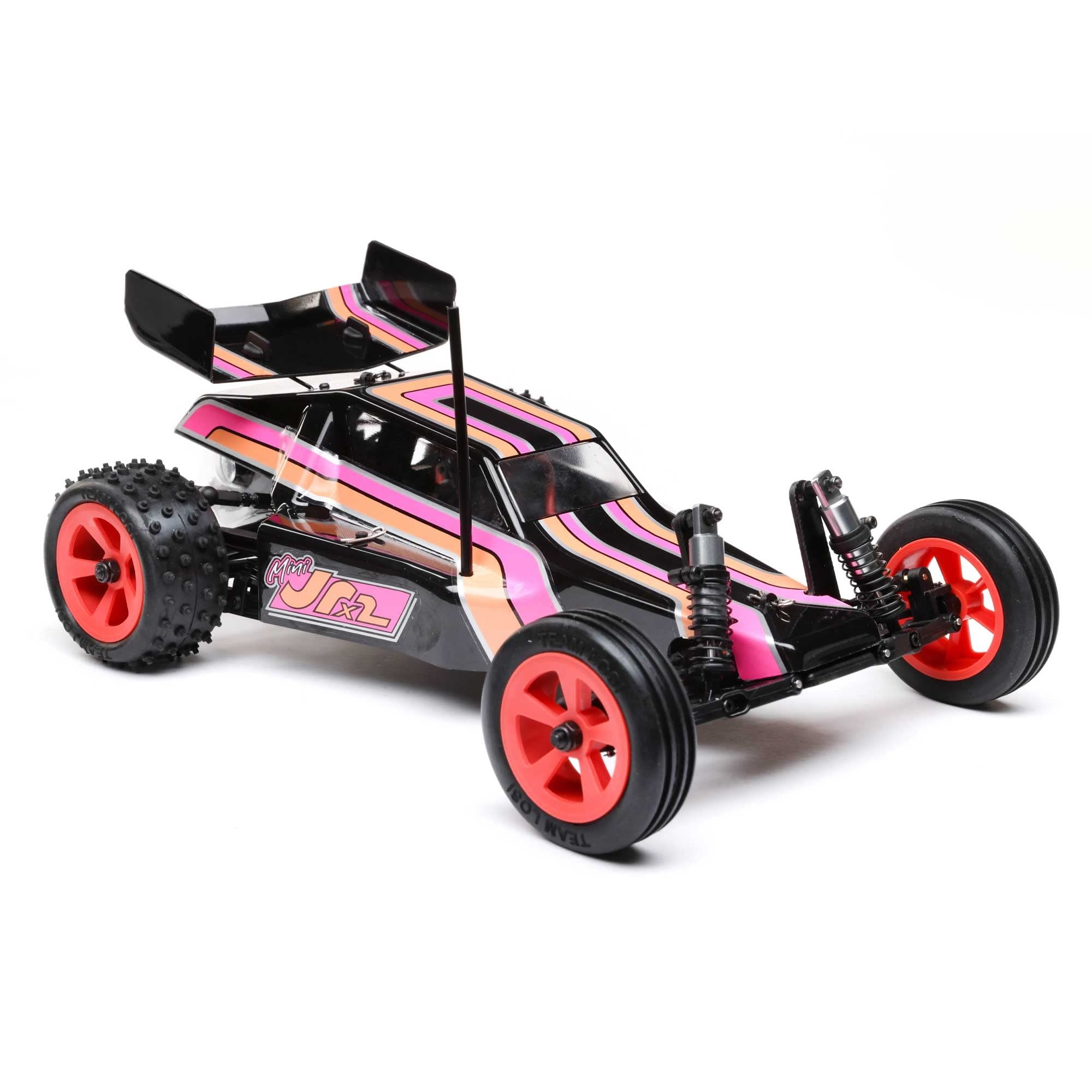 1/16 mini JRX2 2WD Buggy Brushed RTR Black LOS01020T3