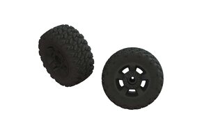 dBoots 'Ragnarok Mt' Tire Set Glued Black (2)