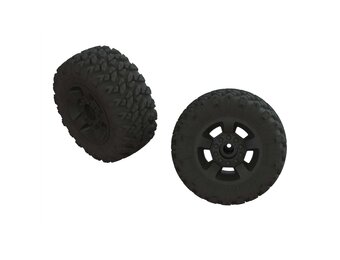dBoots 'Ragnarok Mt' Tire Set Glued Black (2)