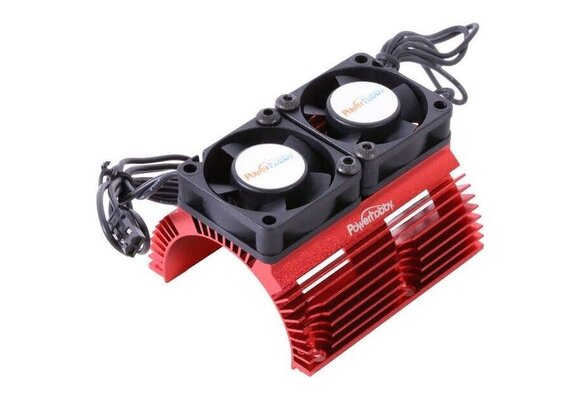 Power Hobby Heat Sink W/ Twin Tornado High Speed Fans