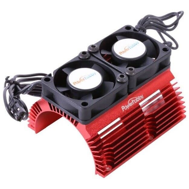 Power Hobby Heat Sink W/ Twin Tornado High Speed Fans