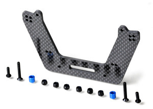 Carbon Fiber Front Drag Tower, for Shorter 4Tec Shock, fits Slash  EXO1982