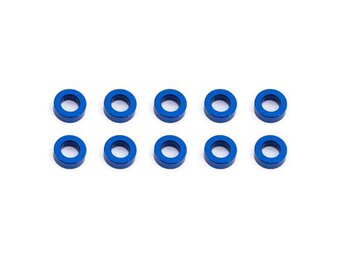Ballstud Washers 5.5 x 2.0mm Blue Aluminum (10)