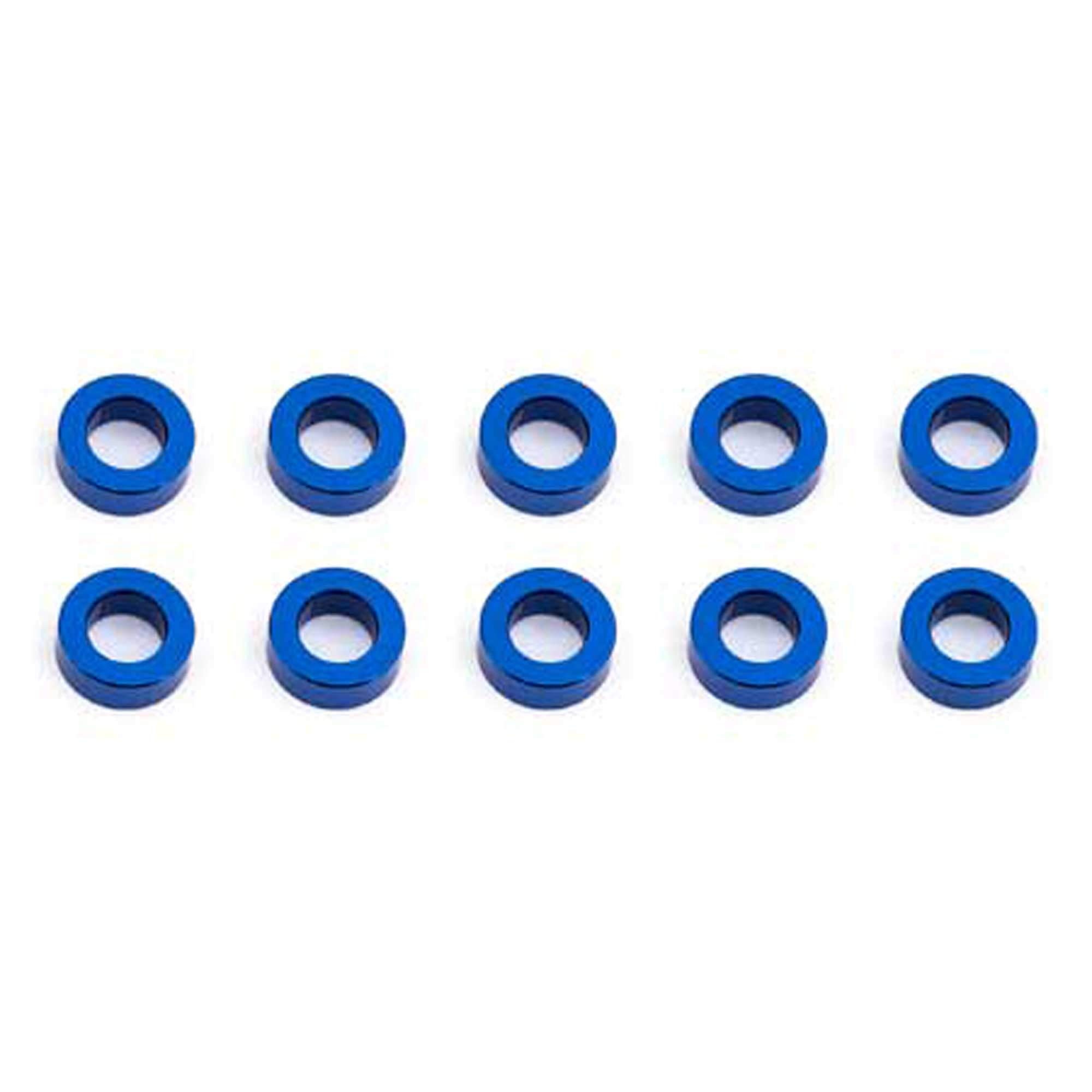 Ballstud Washers 5.5 x 2.0mm Blue Aluminum (10)