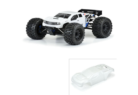 Pre-Cut Brute Bash Armor (White) Body - E-REVO 2.0