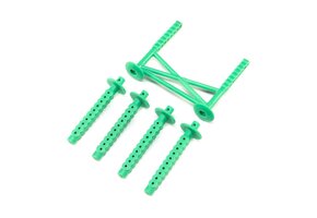 Rear Body Support and Body Posts, Green, LMT