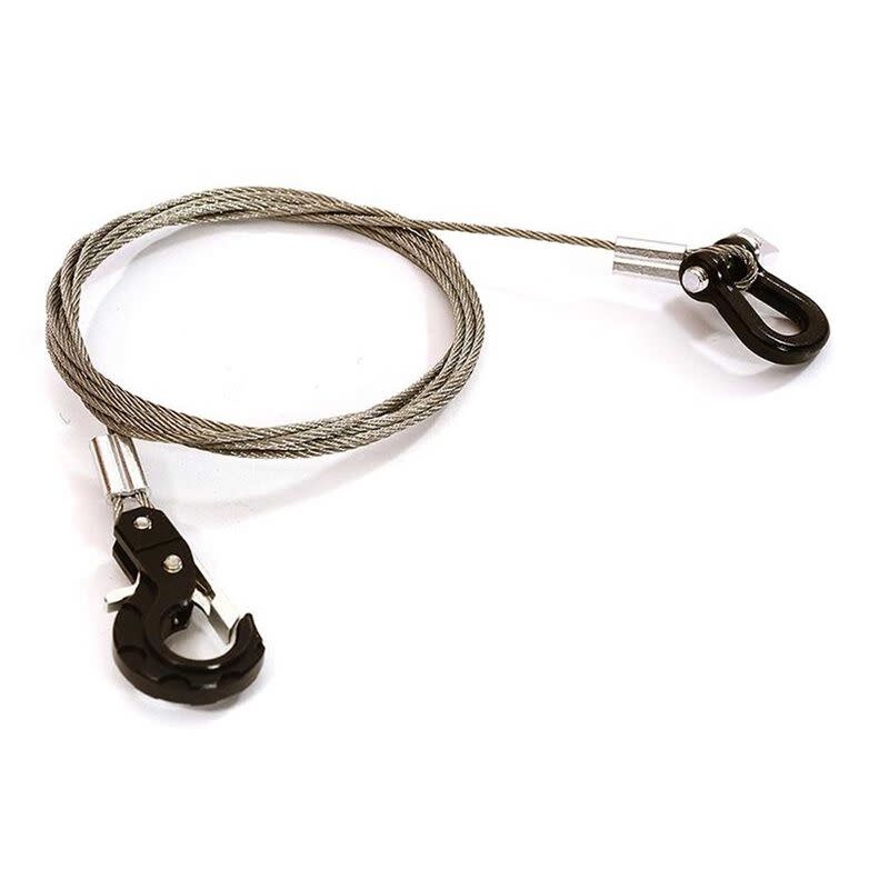 1/10 Steel Tow Cable,D-Ring/Tow Hook-OffRoad Crawl