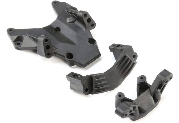 Bulkhead, Camber Block & Servo Mount: 22S