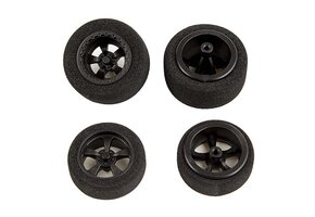 DR28 Front/Rear Wheels and Tires, mounted (2)