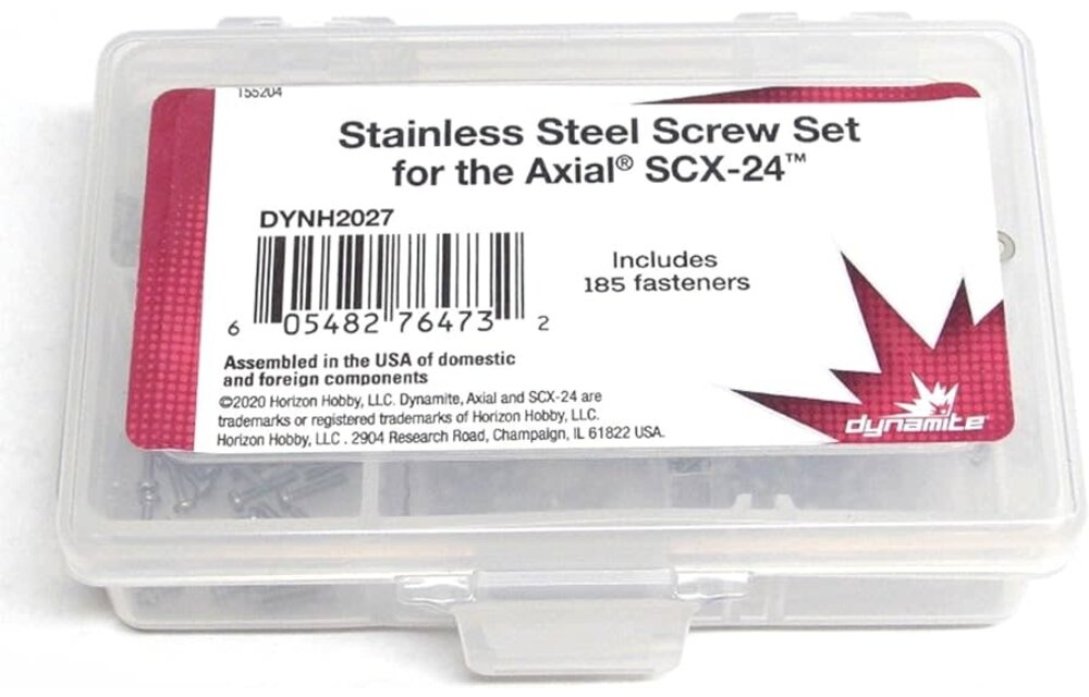 Stainless Steel Screw Set: Axial SCX24