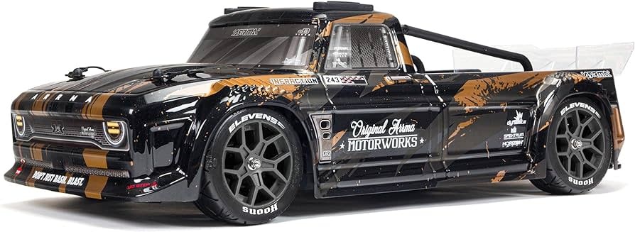 INFRACTION 4X4 3S BLX 1/8 Resto-Mod Truck Blk/Gold    ARA4315V3T1
