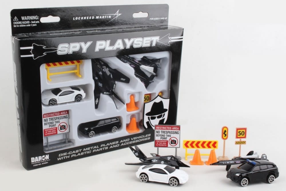 Spy Planes & Vehicles Die Cast Playset (10pc Set)