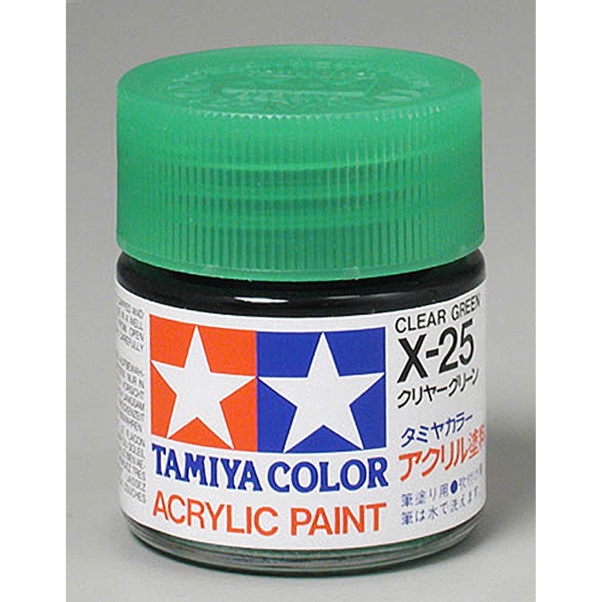 Acrylic X25 Gloss,Clear Green Paint