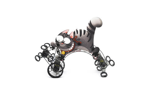 CLIMBING CAT & HOPPING MOUSE  PYSXP03101