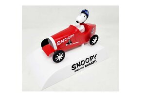 Snoopy and Race Car Snap Plastic Model Kits