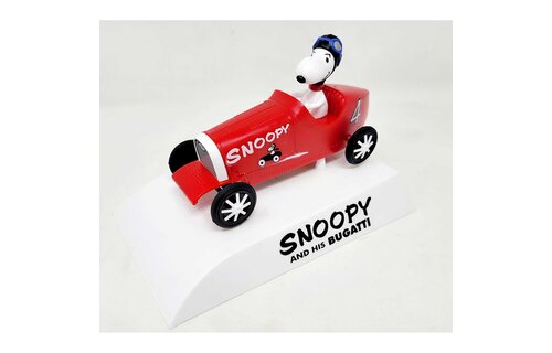 Snoopy and Race Car Snap Plastic Model Kits