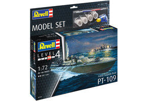 1/72 PT109 Patrol Torpedo Boat Model Kit w/paint & glue