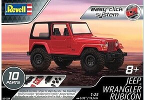 1/25 Jeep Wrangler Rubicon Snap Model Kit