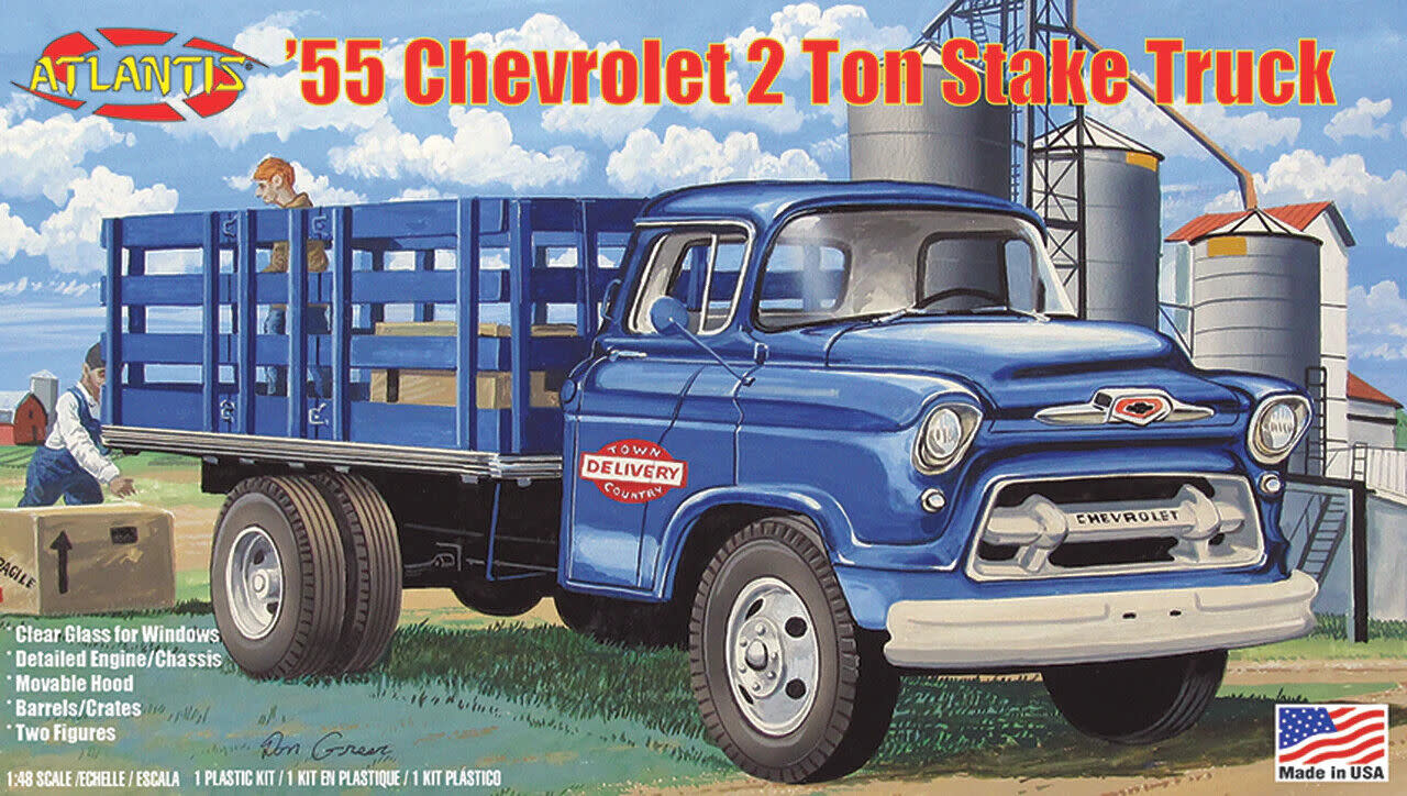 1955 Chevy Stake Truck 1/48 Plastic Model Kit