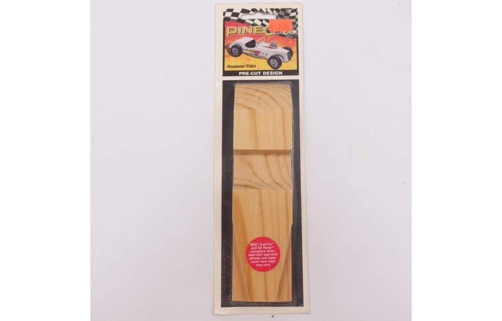 Pine Car Pre-Cut Roadster, P364