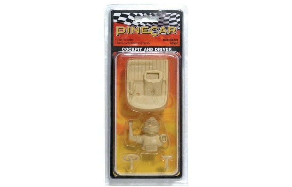 Pine Car Mad Racer Cockpit & Driver P3920