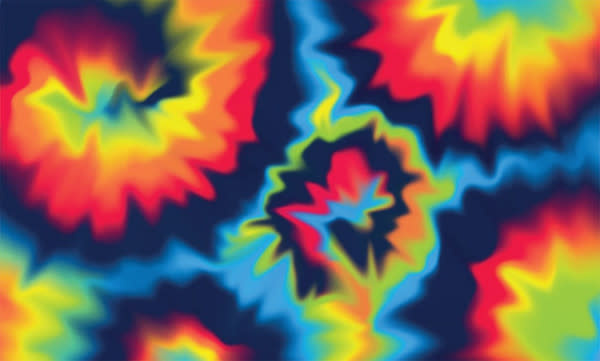 Pinecar Tie Dye Body Skin Custom Transfers, P3984