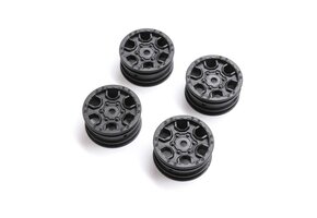 1.0 Ford Bronco Wheel Black (4): SCX24