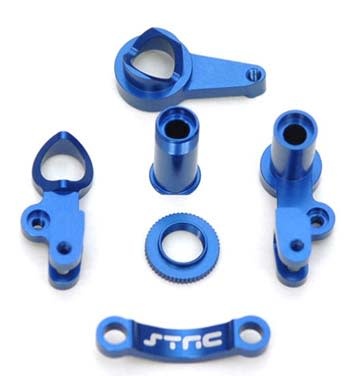 HD Alum Steer Bellcrank Set : Slash 4x4 ,Blue