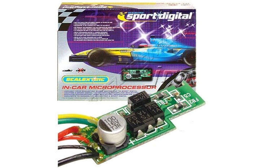 scalextric digital chip, in-car processor