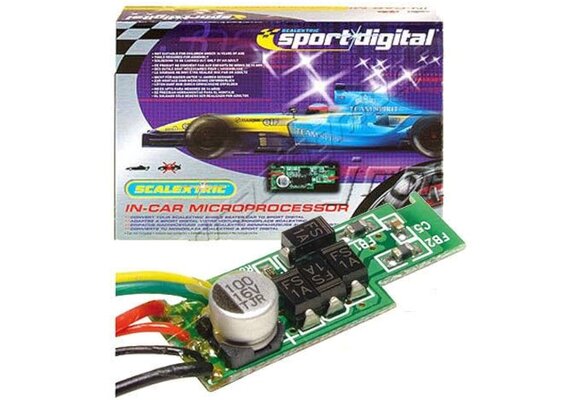 scalextric digital chip, in-car processor