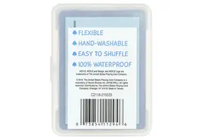 HOYLE CLEAR WATERPROOF PLAYING CARDS   BIC130012019