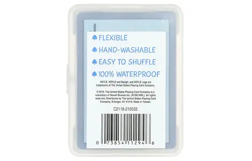 HOYLE CLEAR WATERPROOF PLAYING CARDS   BIC130012019