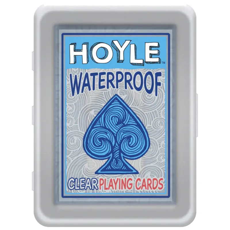 HOYLE CLEAR WATERPROOF PLAYING CARDS   BIC130012019