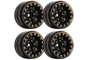 1.0" Z1 Brass Beadlock Crawler Wheels, for 1/24 Axial SCX24, PHB5324