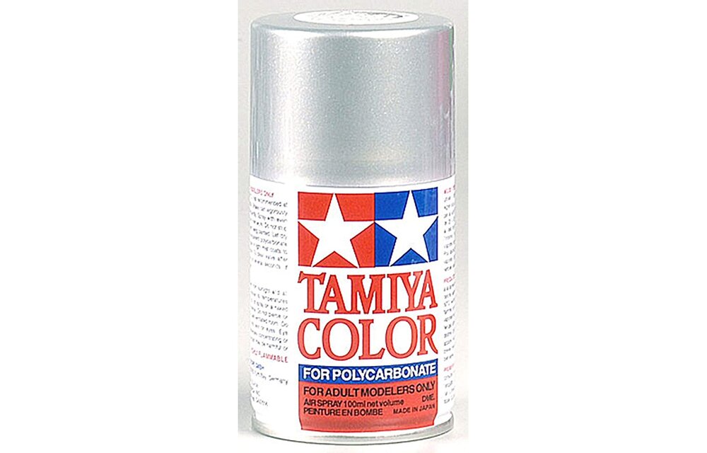 Tamiya Color PS Spray Paint, Metallic Silver PS-48