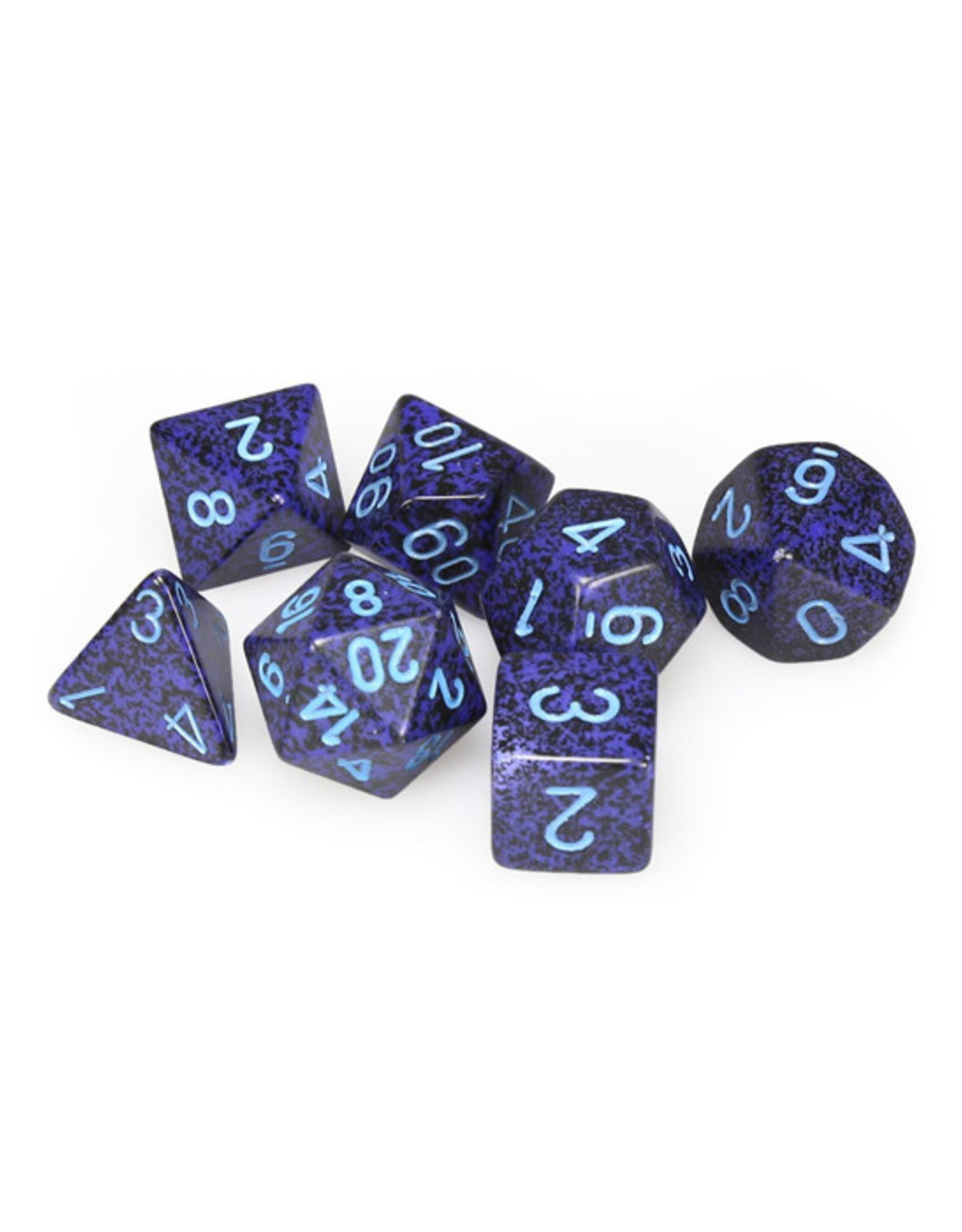 Chessex Chessex: Poly 7 Set - Speckled - Cobalt
