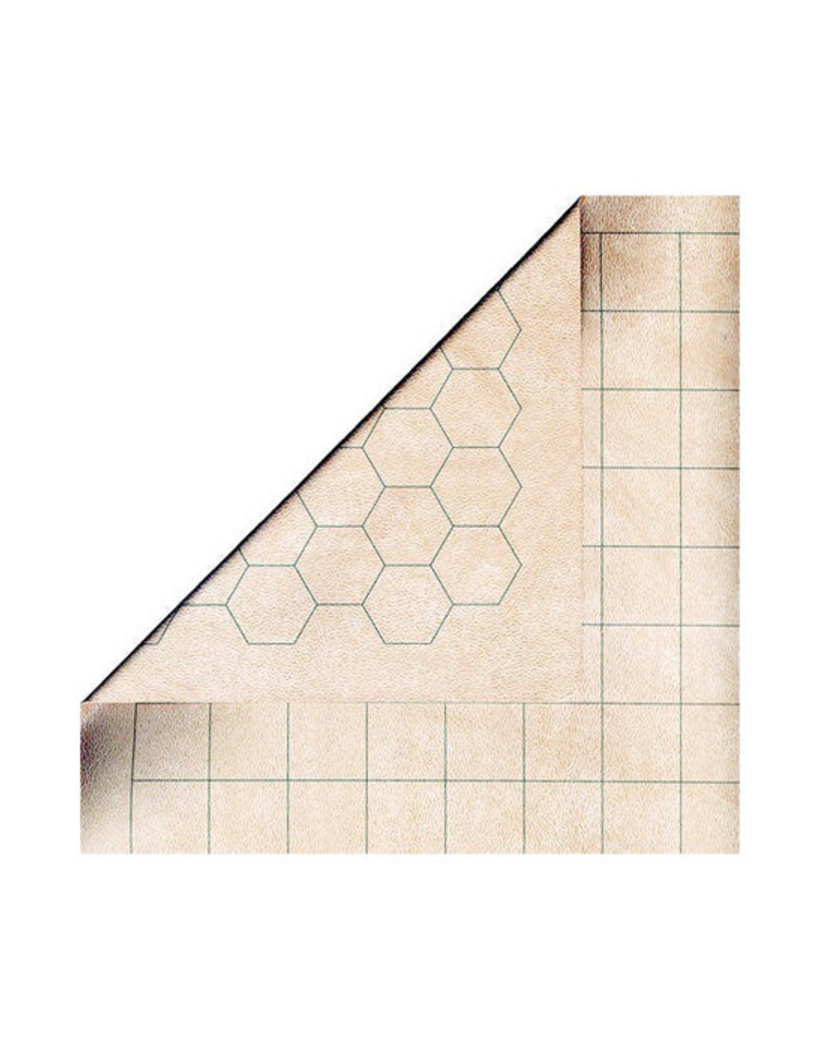 Chessex Reversable Battlemat 1" Squares/Hexes TATE'S Gaming Satellite