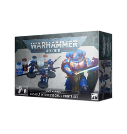 Games Workshop Warhammer 40K: Space Marines - Assault Intercessor + Paint Set