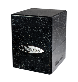 Ultra Pro Ultra Pro: Deck Box - Satin Cube - Glitter - Black