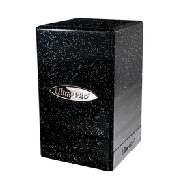 Ultra Pro Ultra Pro: Deck Box - Satin Tower - Glitter - Black