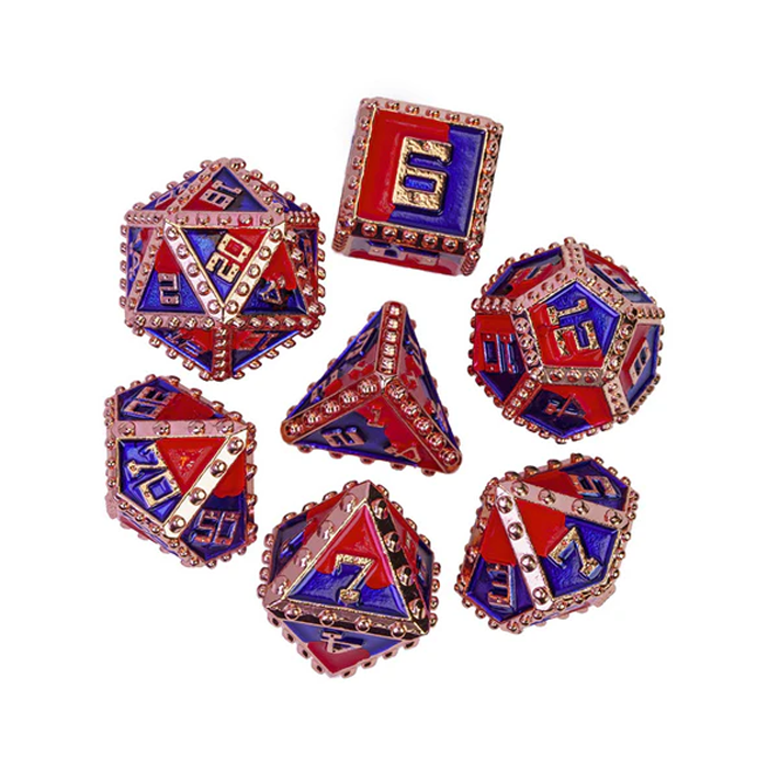 Foam Brain Games Foam Brain Games Poly 7 Set Metal Page's