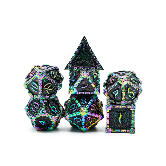 Foam Brain Games Foam Brain Games Poly 7 Set Dagger of Venom Black