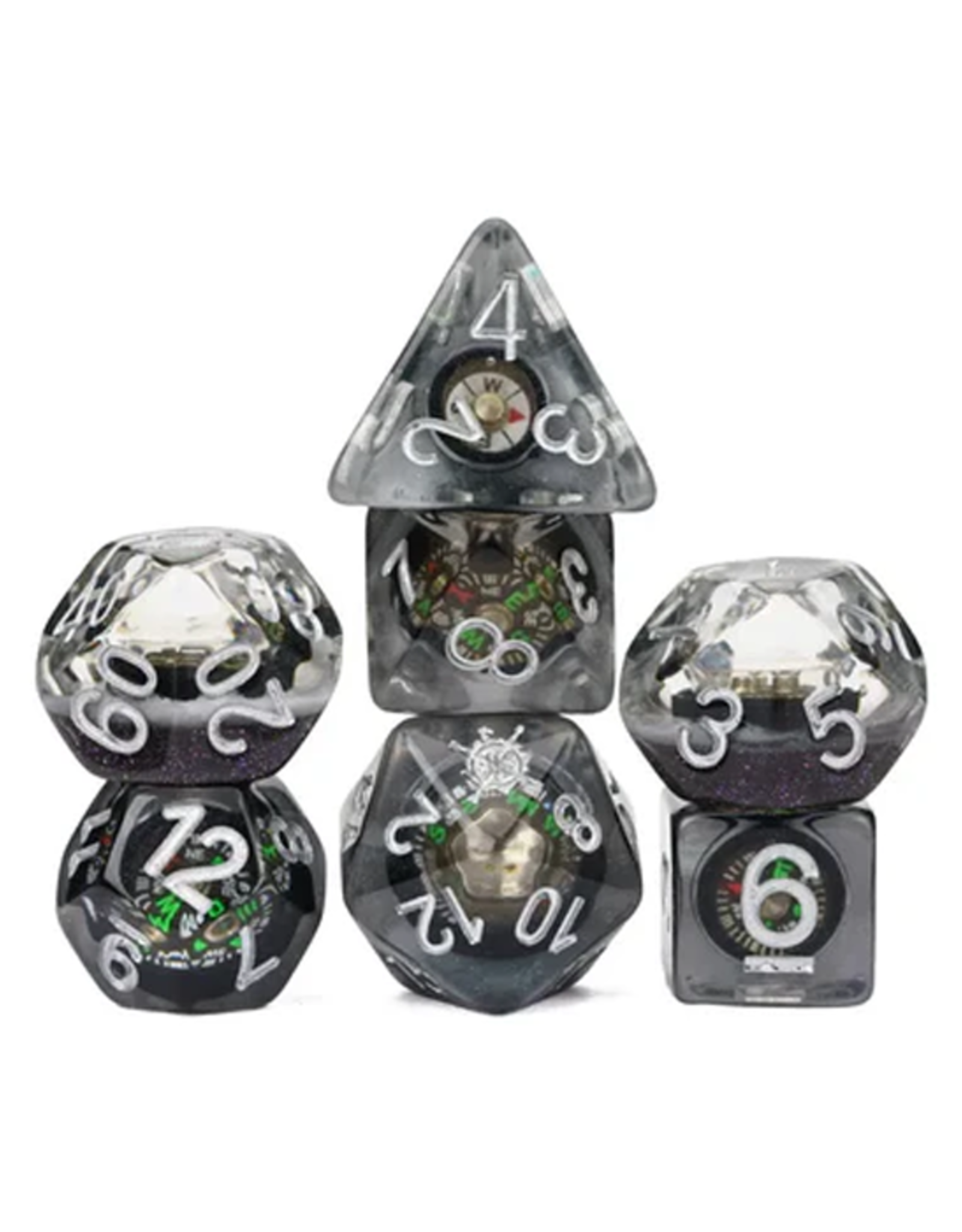 Foam Brain Games Foam Brain Games Poly 7 Set Compass TATE'S Gaming