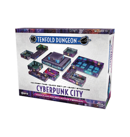 Gale Force 9 Tenfold Dungeon: Modular RPG Terrain - Cyberpunk City
