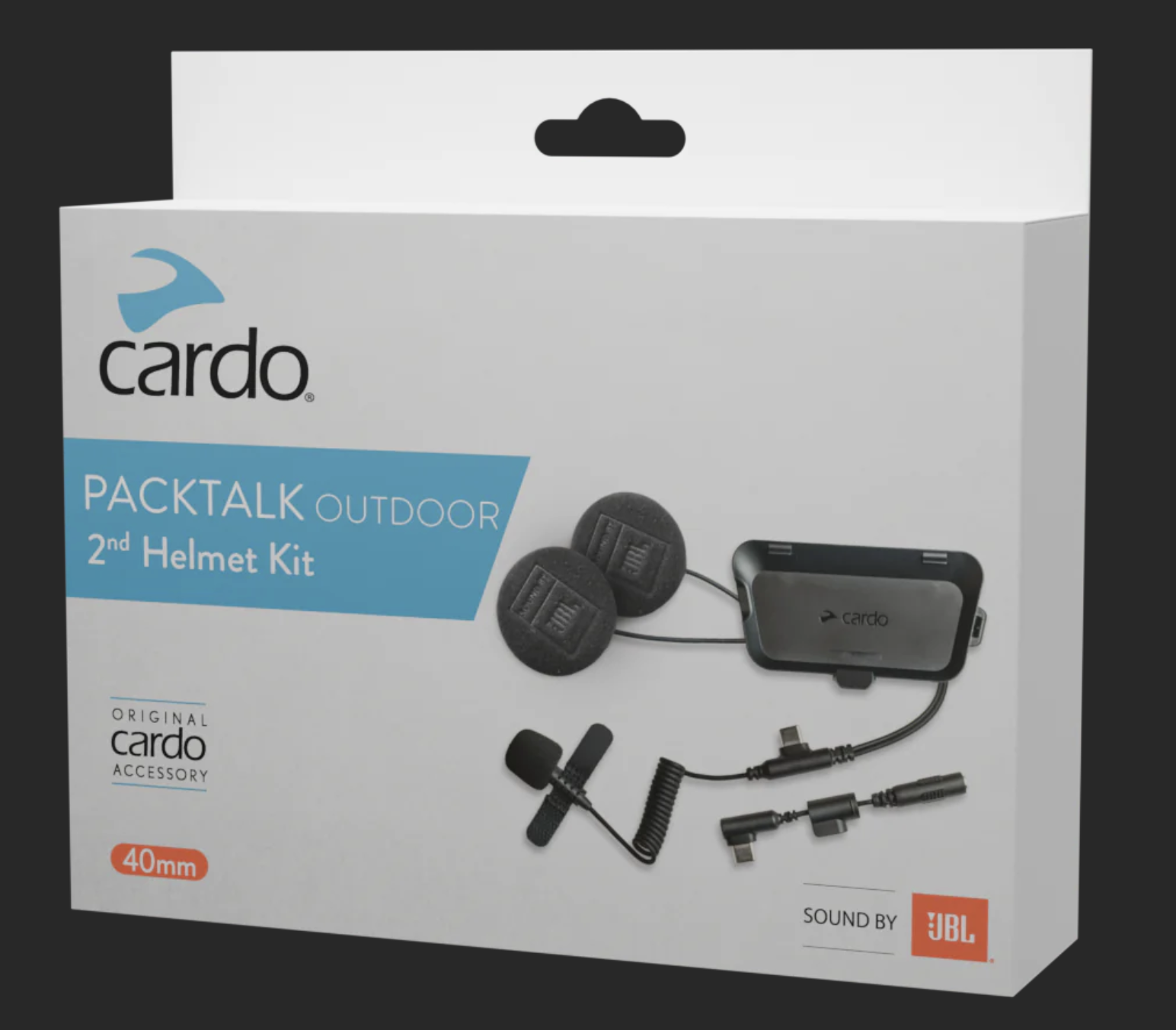 Cardo Packtalk Outdoor 2個セット CARDO OUTDOOR 2ND HELMET KIT - Hard Headed