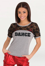 Body Wrappers / Angelo Luzio T-SHIRT DANCE DENTELLE AD