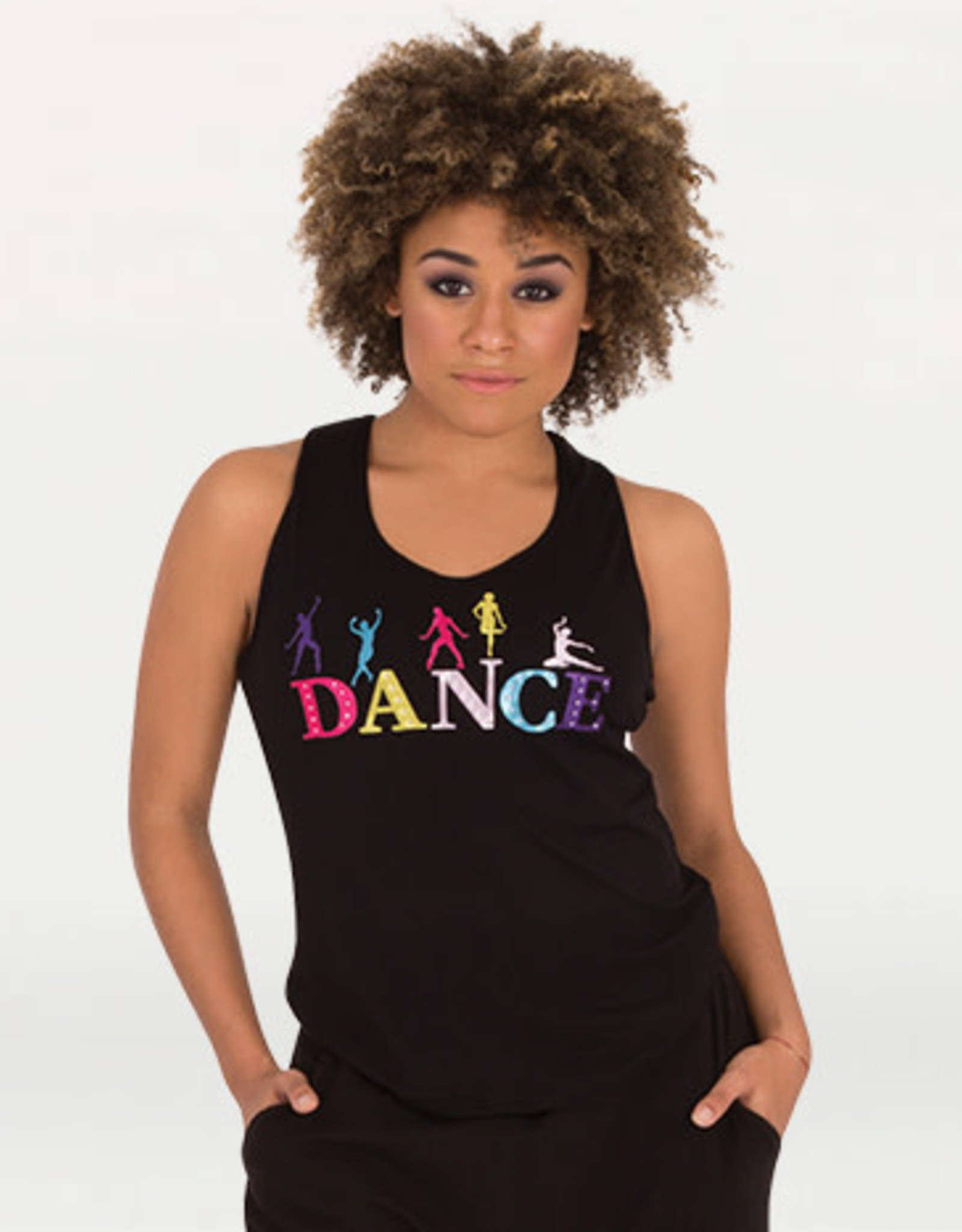 Body Wrappers / Angelo Luzio CAMISOLE DANCE MULTICOLORE JR