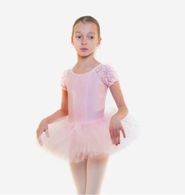 Radadancewear Sansha MAILLOT TUTU MANCHES EN DENTELLE FIDELE  JR